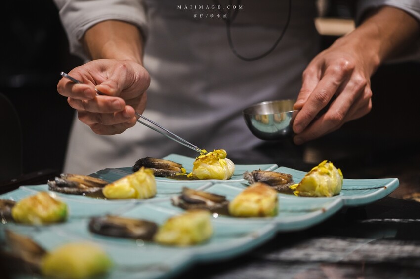 台北美食｜魚貫鐵板燒～日式懷石鐵板燒的天花板，老闆又出大絕招1800元可以吃16道菜，這合理嗎？中山區鐵板