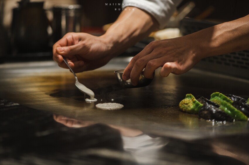 台北美食｜魚貫鐵板燒～日式懷石鐵板燒的天花板，老闆又出大絕招1800元可以吃16道菜，這合理嗎？中山區鐵板