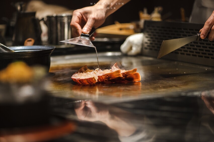 台北美食｜魚貫鐵板燒～日式懷石鐵板燒的天花板，老闆又出大絕招1800元可以吃16道菜，這合理嗎？中山區鐵板