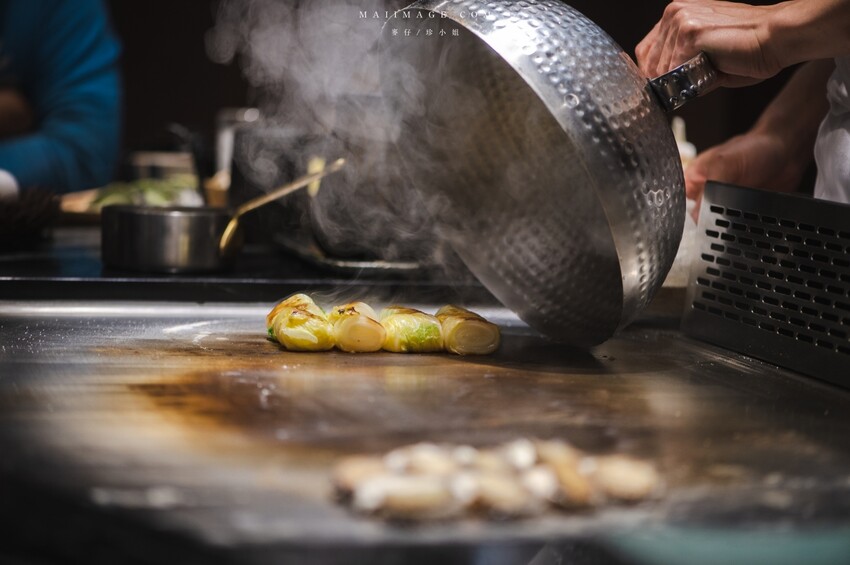 台北美食｜魚貫鐵板燒～日式懷石鐵板燒的天花板，老闆又出大絕招1800元可以吃16道菜，這合理嗎？中山區鐵板