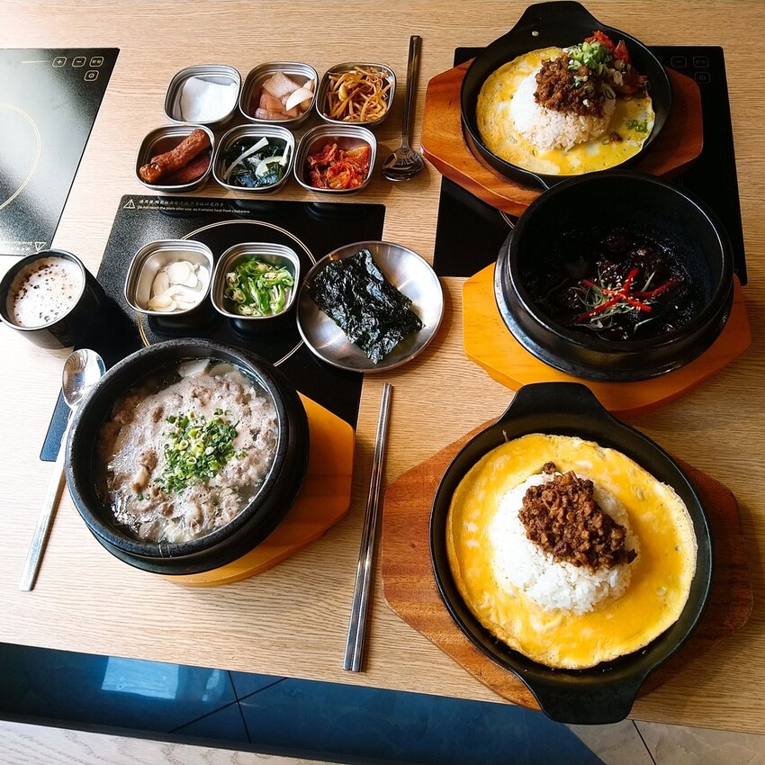 [桃園火車站美食推薦]大邱骨道 mini 韓式精緻鍋物#大邱骨道mini #韓國火鍋 #吃到飽 #雪濃湯 #先濃湯 #韓國