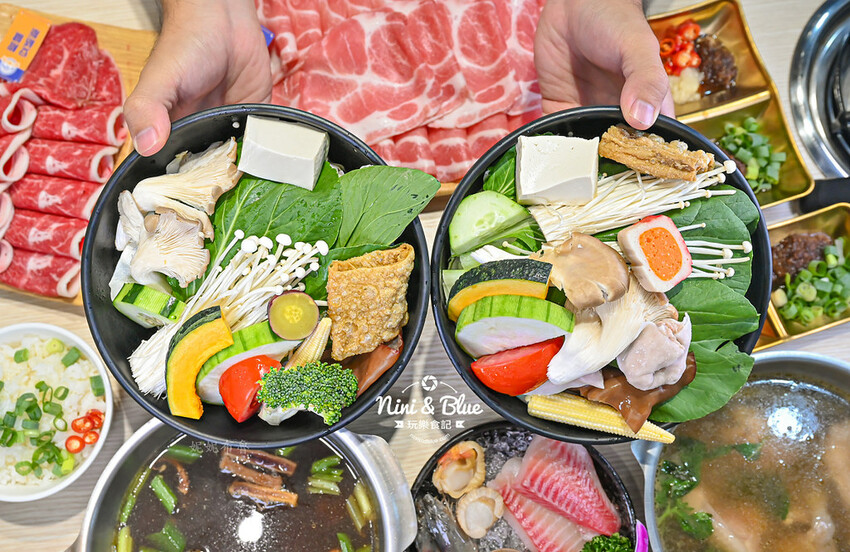 台中台式火鍋推薦，剝皮辣椒雞、麻油雞、魷魚螺肉蒜台灣古早味湯頭