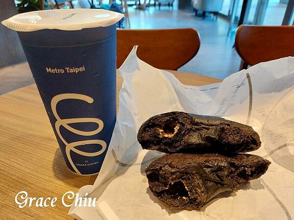 軟歐藏心貝果系列墨魚明太子 路易莎捷運聯名旗艦店