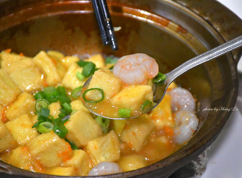 新店港式餐廳 宸軒園20 蟹黃蝦仁燴豆腐.jpg