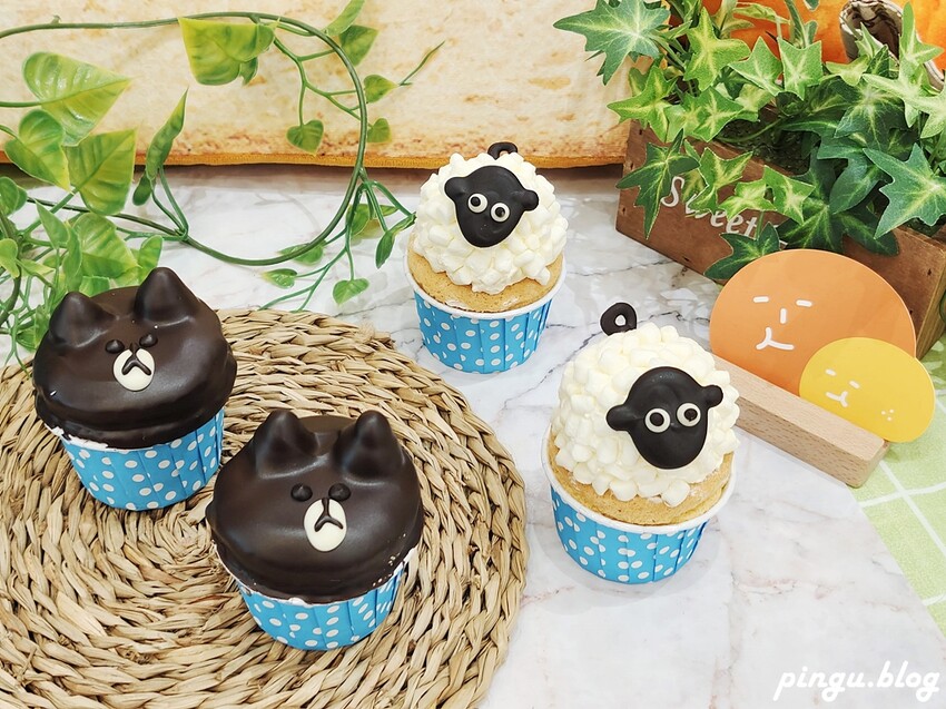 胖加烘焙彰化自強店 | 彰化麵包店推薦 母親節蛋糕首選 超可愛的造型杯子蛋糕 - 小企鵝生活趣