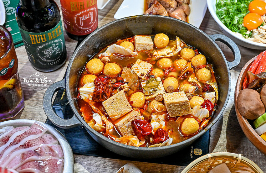 台中公益路美食,港味麻辣魚蛋鍋、粤式卜卜蜆打邊爐、港式料理-妮妮布魯