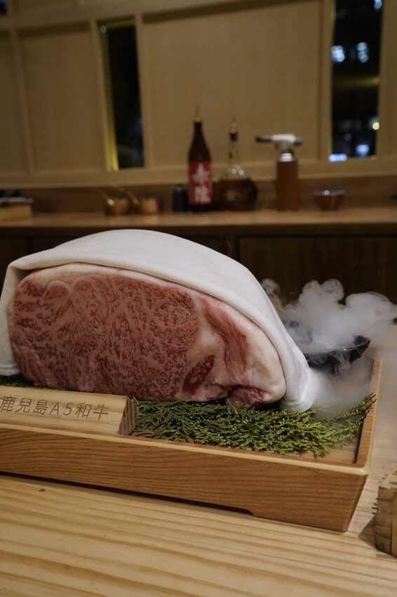 阪前和牛高級日式鐵板燒美食推薦-鹿兒島A5和牛