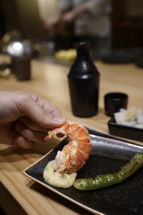 阪前和牛高級日式鐵板燒美食推薦-龍蝦身