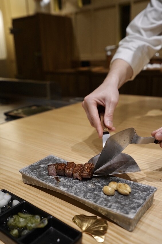 阪前和牛高級日式鐵板燒美食推薦-鹿兒島A5黑毛和牛