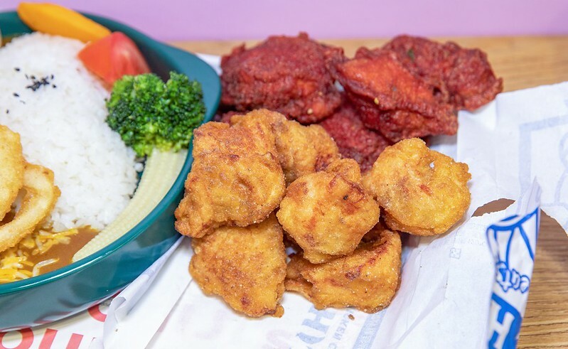 【基隆仁愛市場美食地圖第9彈】赤雞基隆仁愛店CHIJI fried chicken.五色唐揚雞配八味咖哩飯