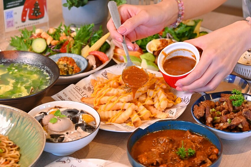 台中在地20年飯菜舖子新品牌 超美新裝潢 台菜料理結合早午餐餐盤豐盛好吃_角地方料理廚房