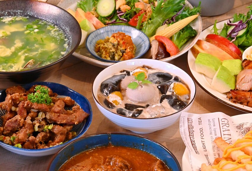 台中在地20年飯菜舖子新品牌 超美新裝潢 台菜料理結合早午餐餐盤豐盛好吃_角地方料理廚房