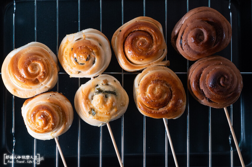 正宗周記上海脆皮烤饅頭｜埔里烤饅頭來了，一共有4種口味~