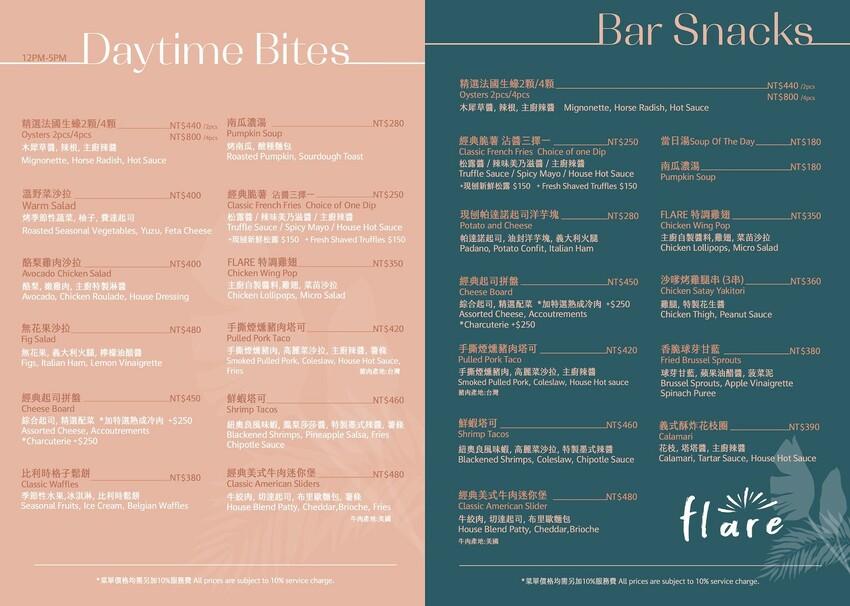 【台北美食】Flare Taipei 信義區餐酒館,可以看到101煙火景觀餐廳推薦
