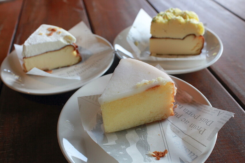 屏東縣屏東市吃。屏東縣|屏東市。「必勝烘焙研製所」勝利星村創意生活園區美食,店家招牌巴斯克在2019年被紐約時報評選