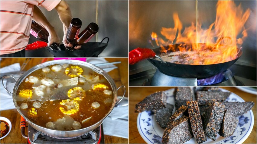 超過40年老店!網友推薦第一名薑母鴨是這間!米雪糕點起來,真的真的超正點好吃,紅標米酒直接灌進去噴火!