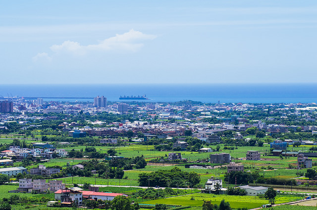 【花蓮景點】與太平洋下棋!!沐浴楓林步道,一覽阡陌縱橫田園美景