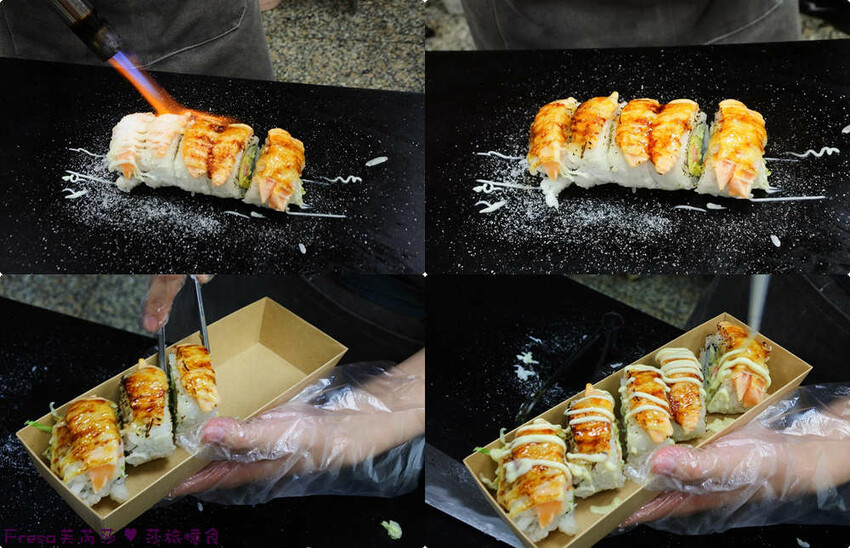 高雄壽司【一和壽叔】中秋壽司風味超Q可愛!聯名必比登柏弘肉臊香!炙燒鮭魚清爽生菜太飽足│巨蛋捷運站│左