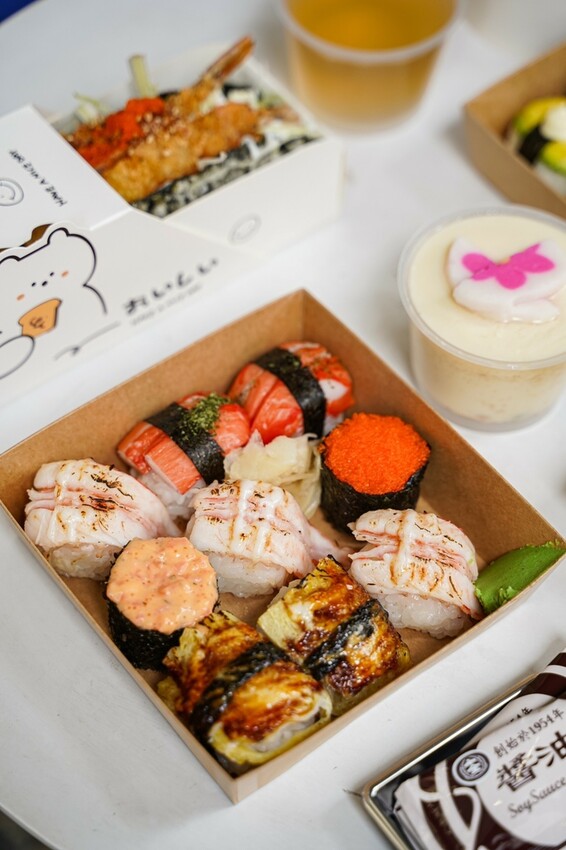 高雄美食｜超可愛的手毬壽司/食材新鮮獨特果醋壽司飯開胃好吃/一和壽叔SUSHI BENTO