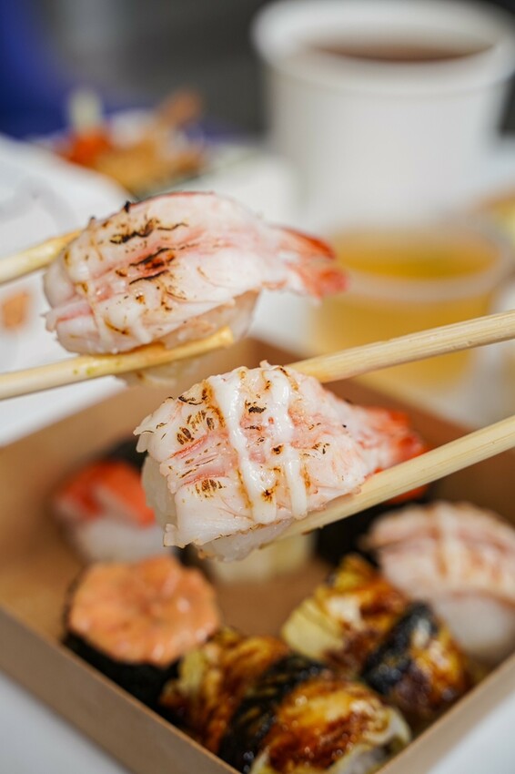 高雄美食｜超可愛的手毬壽司/食材新鮮獨特果醋壽司飯開胃好吃/一和壽叔SUSHI BENTO