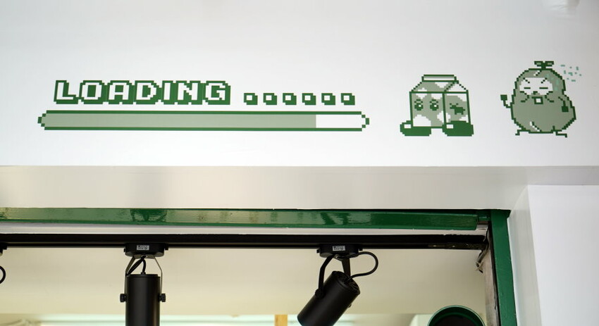 【台北士林】頃刻間綠豆沙牛奶專賣店．主打復古電玩風的手搖飲!