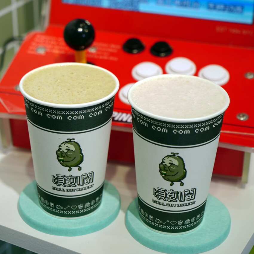 【台北士林】頃刻間綠豆沙牛奶專賣店．主打復古電玩風的手搖飲!