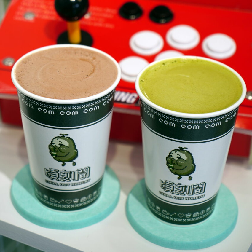 【台北士林】頃刻間綠豆沙牛奶專賣店．主打復古電玩風的手搖飲!