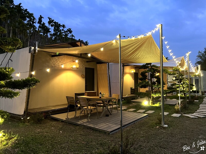 葉子秘境 森林系Villa》佔地1.2萬坪森林系住宿，新型態輕奢華免搭帳露營，一泊二食、獨立衛浴超享受、房內