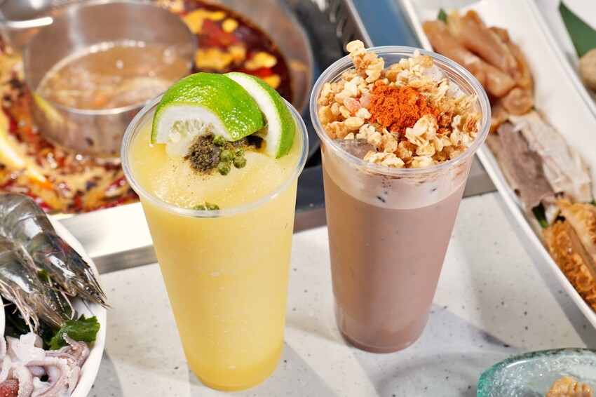 台中市西區主打「只涮不喝湯」的川渝道地吃法，鮮香麻辣超帶勁，更以青花椒與辣椒粉結合冰涼飲品，新奇好喝又過癮