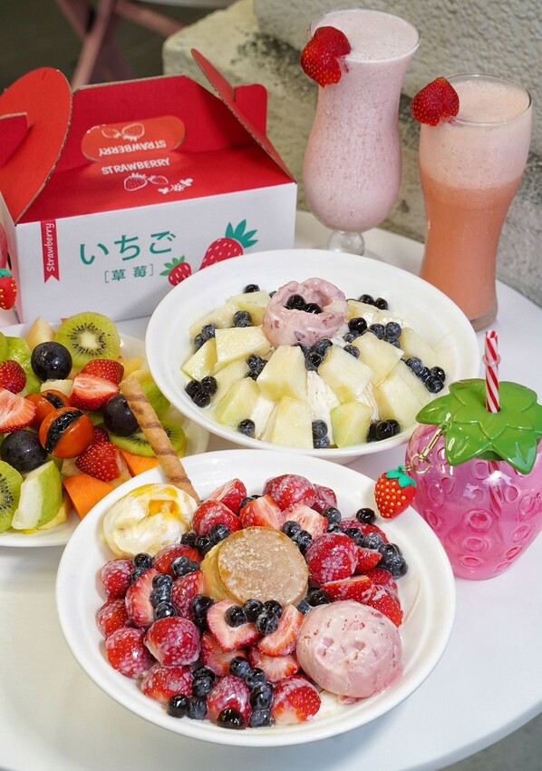 【品馨冰菓室新竹旗艦店】台南小有名氣的品馨冰菓室在新竹城隍廟就能吃到啦！冬季限定草莓冰超大碗超實在，冷冬再來碗熱呼呼鍋燒麵暖心又暖胃！ - 阿華田的美食日記