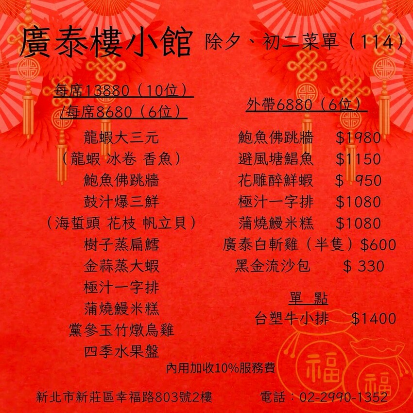 新莊廣泰樓小館！必吃港式點心，聚餐首選，幸福路上粵菜饗宴
