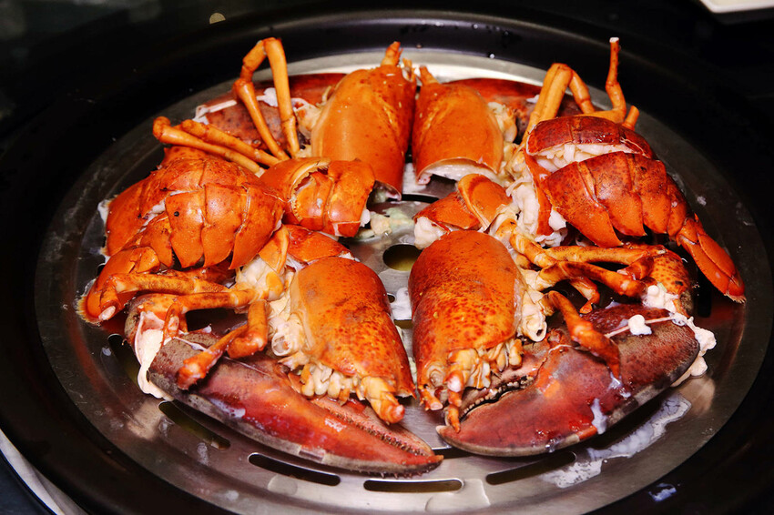 新莊美食推薦,新莊典華濤濤海鮮蒸氣鍋,新鮮海鮮、現蒸現吃,C