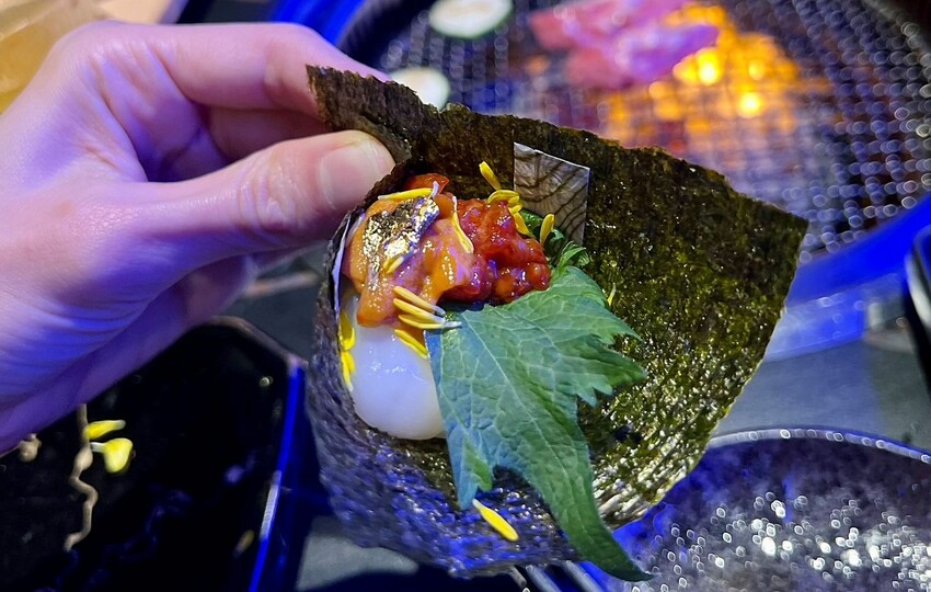 好吃到不行、要訂位才吃的到❗新竹美食，山上走走日式無菜單燒肉專門店，精緻又不貴的海底世界燒肉饗宴