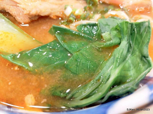 「三商巧福」敦北店---新品上市「香滷豬棒腿麵」(Pork legs noodle store, Taipei, Taiwan, SJKen, Jan 6, 2022.