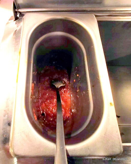 「三商巧福」敦北店---新品上市「香滷豬棒腿麵」(Pork legs noodle store, Taipei, Taiwan, SJKen, Jan 6, 2022.