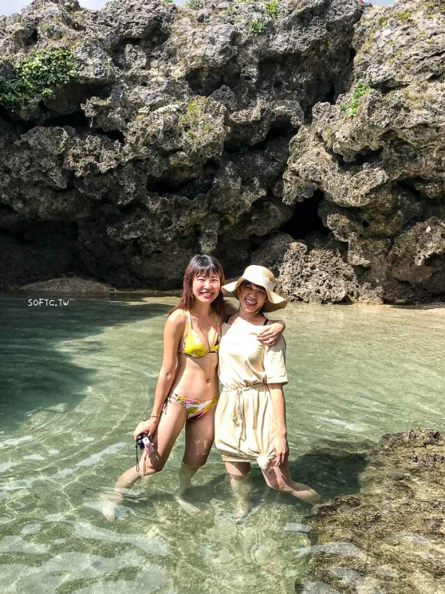 蘭嶼東清部落IG打卡景點推薦》東清秘境+情人洞●天然海蝕洞戲水秘境+石拱門 蘭嶼熱門打卡景點推薦