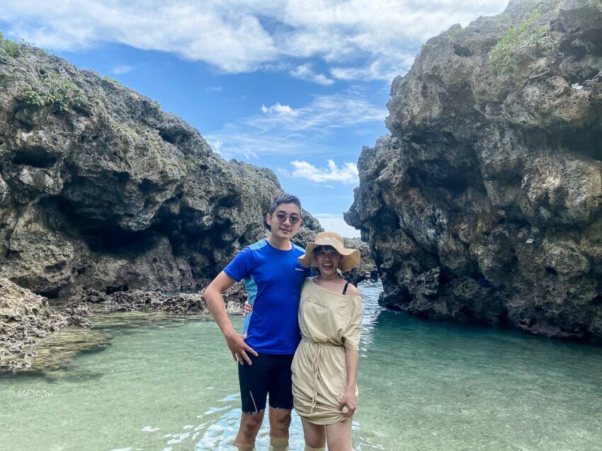 蘭嶼東清部落IG打卡景點推薦》東清秘境+情人洞●天然海蝕洞戲水秘境+石拱門 蘭嶼熱門打卡景點推薦