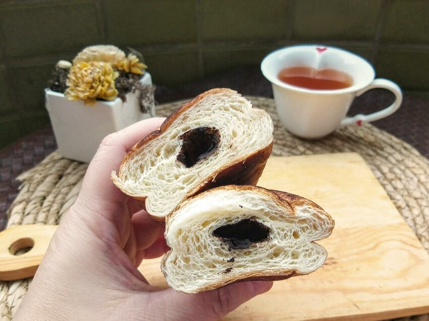 【美食】「和正農作~麵包之魂 竹圍店」春鹽可頌，竹圍麵包店推薦、淡水麵包推薦、新北麵包推薦