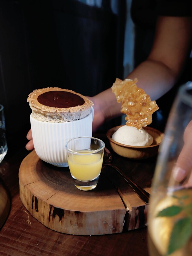 [台中西屯] Mook木可餐行｜隱身在巷弄內60年老宅｜無招牌手作早午餐店｜必點法式正統舒芙蕾｜寵物有善餐廳｜內附菜單 - 萍姐愛分享