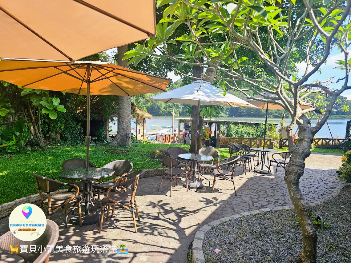 苗栗三義寅藏版南洋秘境！映象水岸湖畔下午茶雙人套餐，夕陽天鵝船超放鬆。