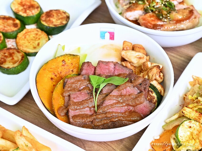 法丼Fadone|台中第一間以法式元素為主軸的丼飯專賣店,採原肉塊熟成,低溫料理,用餐時間人超多!