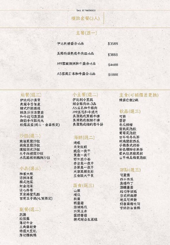 【臺南美食】 頂級燒肉店進駐台南，位於水萍塭公園對面，營業時間到早上六點，提供和式和大圓桌包廂，有和牛、伊比利豬、海鮮、熟食等美食~炭黔燒肉 - 南人幫