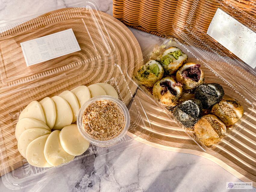 桃園市蘆竹區桃園美食-方人也Mochi Lab-每日限量手工麻糬!神秘不定期出沒文青攤車,專賣鮮奶麻糬