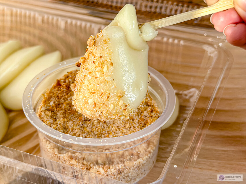 桃園市蘆竹區桃園美食-方人也Mochi Lab-每日限量手工麻糬!神秘不定期出沒文青攤車,專賣鮮奶麻糬