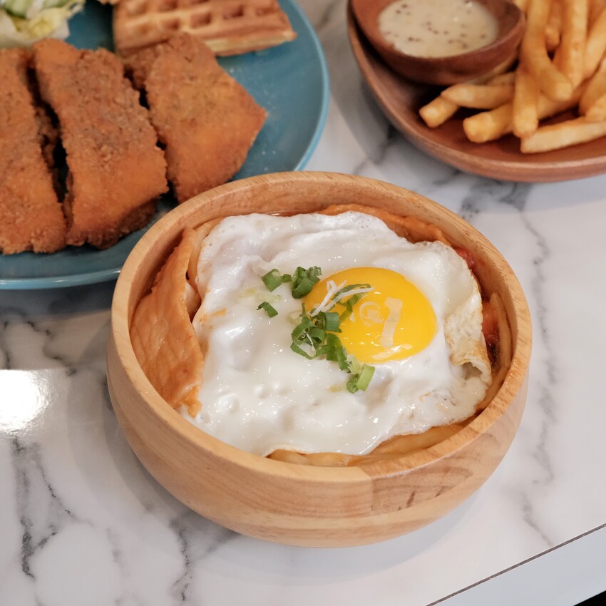 【板橋早餐推薦】早安公雞農場晨食-板橋實踐店～板橋平價早午餐～板橋不限時充電餐廳～