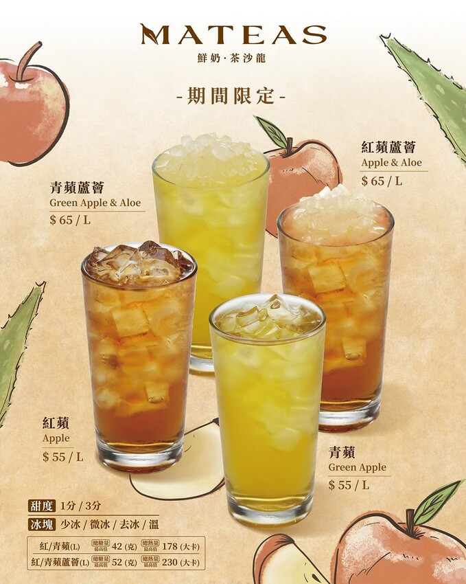 Mateas鮮奶茶沙龍菜單 Mateas鮮奶茶沙龍菜單