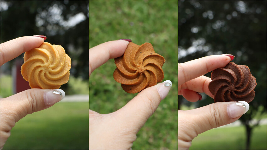 為了紀念愛犬而創立的品牌，『酥、鬆、脆』三種口感好滋味， 送禮最佳選擇~