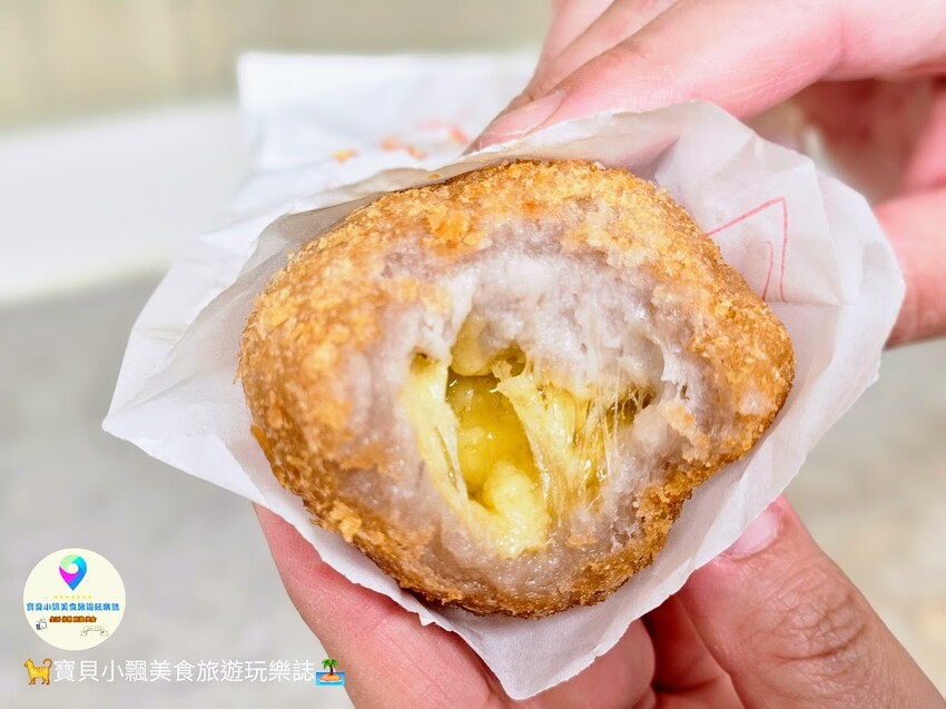 台中鎮瀾宮必吃美食！大甲芋香包現炸酥脆芋泥內餡，人氣爆棚在地小吃。