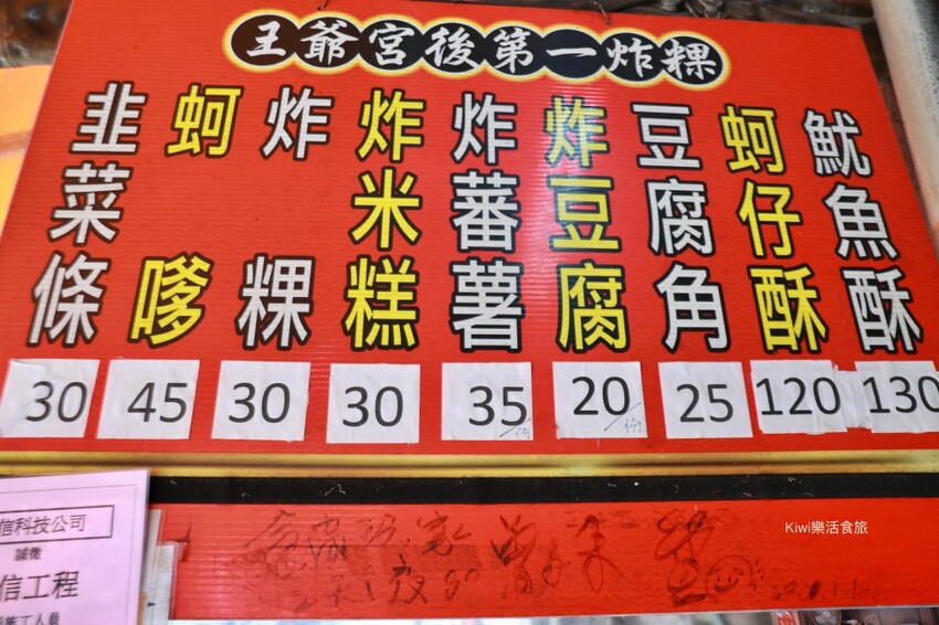 彰化員林第一市場王爺宮後炸粿蚵｜員林市場美食，隱藏版人氣古早味小吃