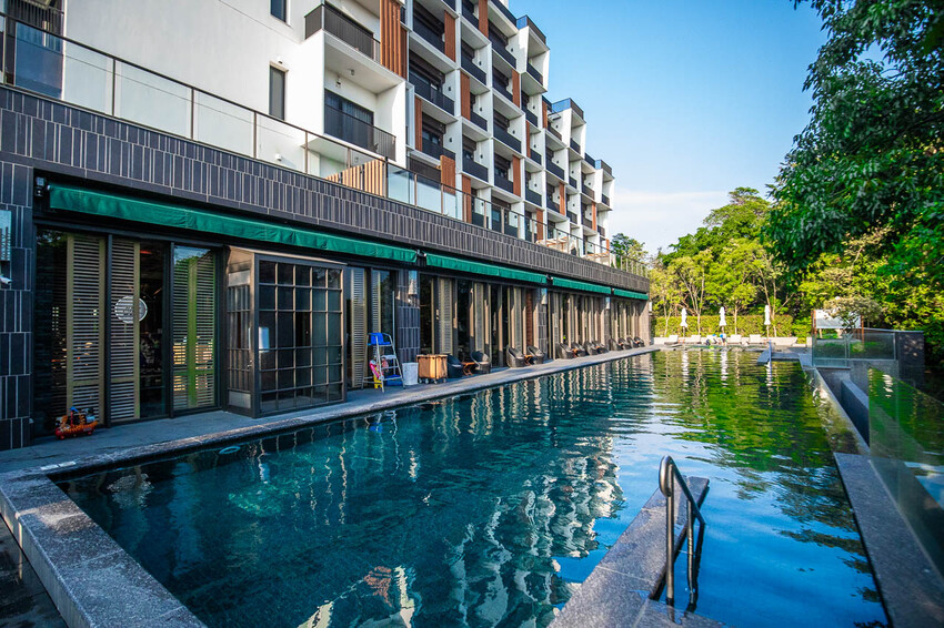 台南市仁德區捷絲旅台南虎山館｜宛如峇里島烏布雨林無邊際泳池！設計感十足渡假飯店